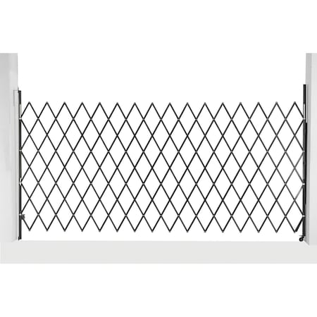 Global Industrial 7-1/2'W Single Folding Security Gate, 6-1/2'H 968144